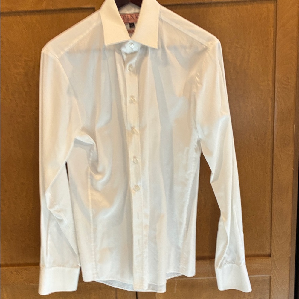 Thomas Pink Elegant White Dress Shirt